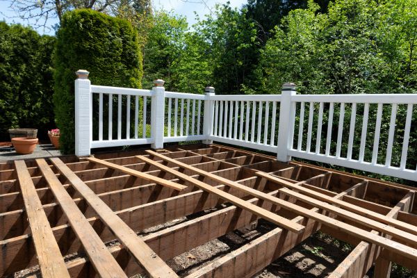 Building a Floating Deck Over Concrete, South Shore Deck Builders